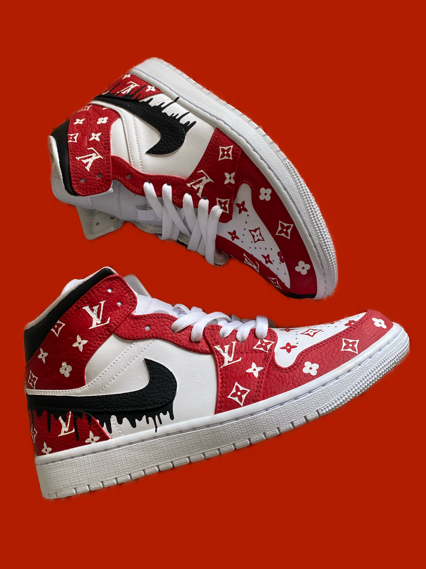 Custom Blood LV Jordan 1