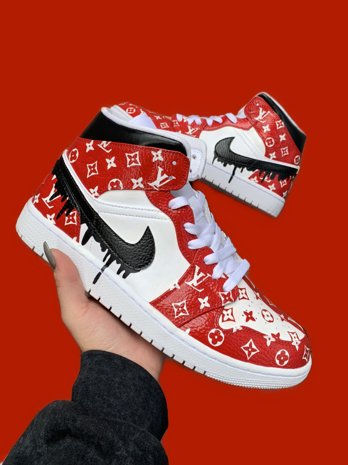 Custom Blood LV Jordan 1